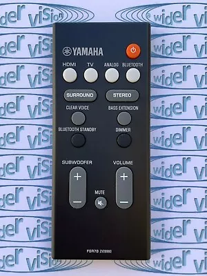 $55 • Buy Yamaha YAS106  YAS107  YAS207  ATS1060  ATS1070  ATS2070 Soundbar Remote Control
