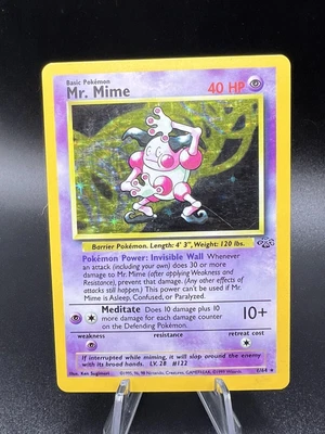 $4.25 • Buy Pokemon TCG Mr. Mime Jungle 6/64 Holo Unlimited Holo Rare