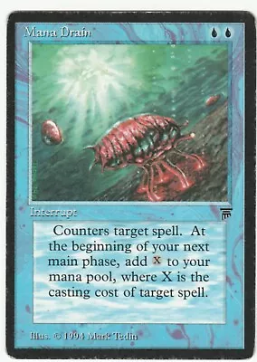 Legends MTG  Mana Drain  Magic Uncommon • $159.99