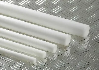 Delrin Acetal Plastic Rod Bar You Pick The Length & Diameter White Color • $112.06
