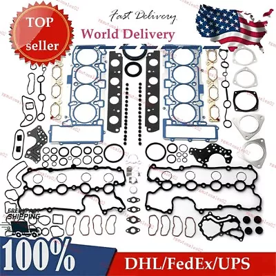 Engine Overhaul Rebuilding Gasket Seals Kit For Audi A6 Q7 VW Touareg 4.2L 06-UP • $253.80