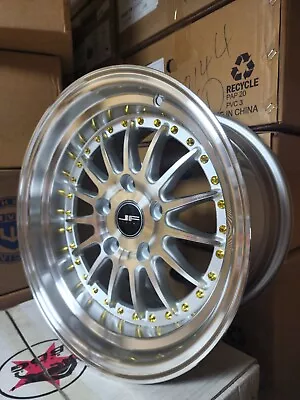 15x8.5 Wheels FIts Honda Civic Mx-5 Miata Camry Silver Deep Dish Rims 5x114.3  • $115