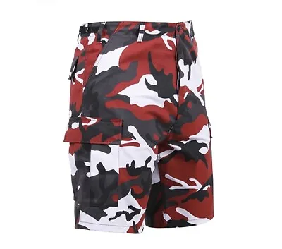 Rothco Military Camo & Solid Army Fatigue Cargo BDU Combat Shorts (Choose Sizes) • $31.99