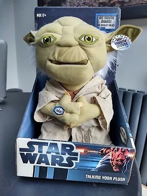 Star Wars Talking YODA Plush Underground Toys 2012 (30cm Approx) New BOXED/TAGS • £34.99