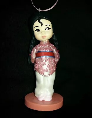 Disney Young Mulan Animator Christmas Ornament NEW Asian Girl • $2.99