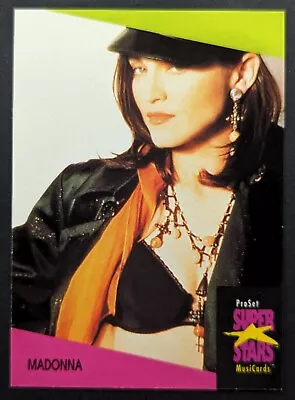 Madonna 1991 Super Stars Of Music Pro Set Card #81 (NM) • $1.98