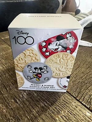 NEW William Sonoma Disney Mickey & Minnie Cookie Stamp Set Interchangeable ￼ • $24.99