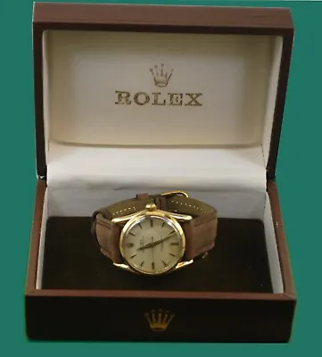 Vintage 1960's  14k Yellow Gold ROLEX Oyster Perpetual  BOMBAY  Ref. 1011 & 1010 • $5999