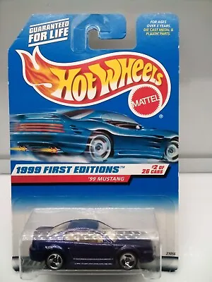Hot Wheels - Mainline / '99 Ford Mustang - Purple - Model Car X1 • $24.72