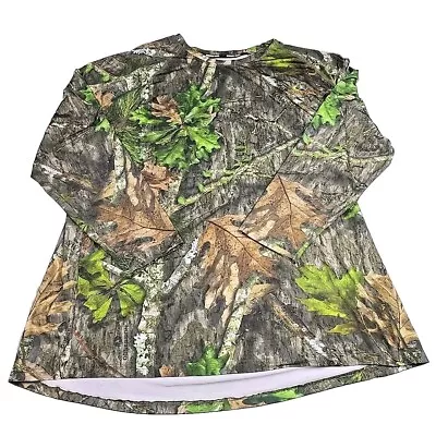 Mossy Oak Obsession Hunting Shirt Mens 3XL Camouflage Long Sleeve Stretchy  • $15.64