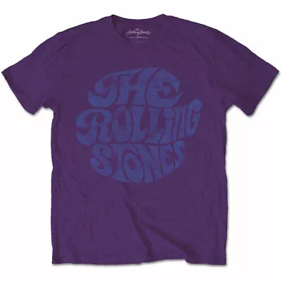 The Rolling Stones Vintage 70S Logo Purple Official Tee T-Shirt Mens • $41.79