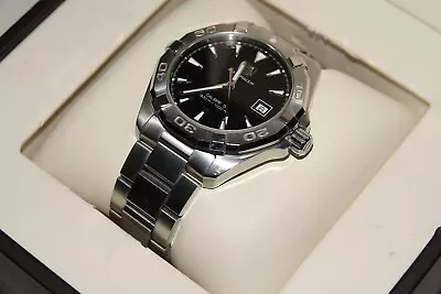 £895 Tag Heuer Aquaracer Calibre 5 Automatic Watch Box/papers 41mm WAY2110BA0928 • £1095