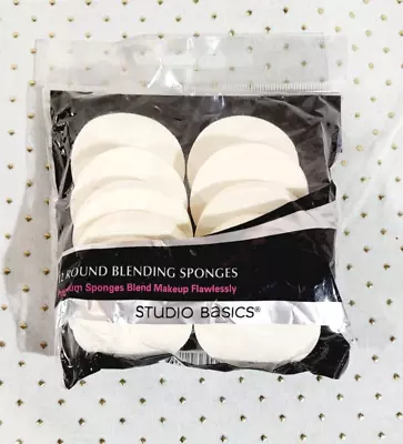 Studio Basics 12 ROUND BLENDING SPONGES Premium Sponges Blend Makeup Flawlessly • $12.99