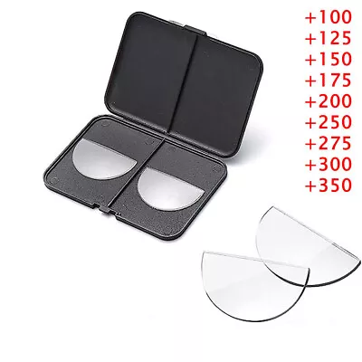 Stick-on Bifocal Reading Lenses Magnifying Reader Lenses For Sunglasses/Glasses • £6.30