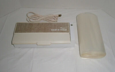 $9.99 • Buy  Vintage Dazey Seal-A-Meal Original Food Saver + 20 Vacuum Packaging Bags