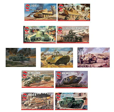 £9.99 • Buy Airfix Classic Model Kits World War Tanks & Military Vehicles WWI WWII 1:76 Sets