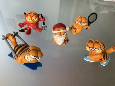 £25 • Buy X5 Vintage Garfield Figures