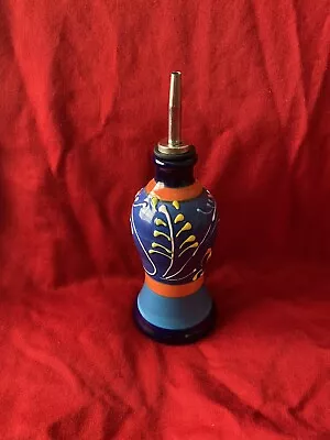 $17.99 • Buy Anoru Ceramica Spain Hand Painted Multi Color Oil Dispenser