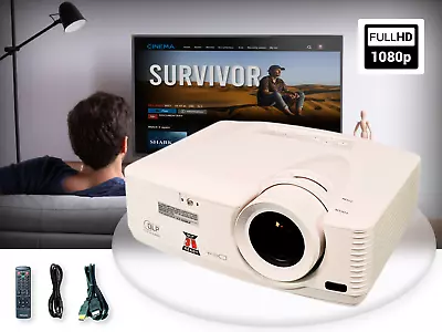 Mitsubishi WD570U DLP Projector 3500 Lumens Home Theater 3D Ready Free Shipping • $161.50