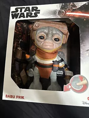 Star Wars Talking BABU FRIK Plush 9  Mattel *BRAND NEW* • $35