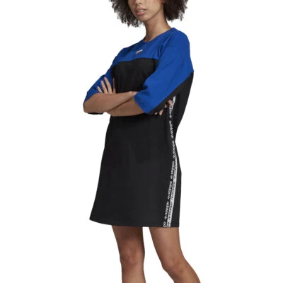 $50 • Buy Adidas Originals Women's Tape Dress - Black/Blue