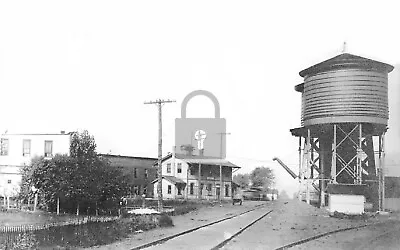 Railroad Train Station Depot Water Tower Monon Indiana IN - 4x6 Reprint • $4.99