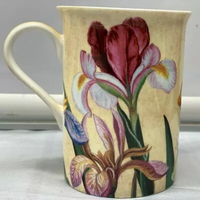 Yellow Cup Blue Irises Flowers Van Gogh Stechcol Cup Mug New  10 Oz 4    High  • $19.84