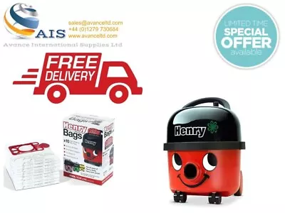 Henry Hoover Bags Hepaflo Numatic Hetty James Harry Henry Vacuum Bags 604615 • £13.99