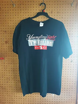 Yuengling Light Lager T-Shirt XL TY DILLION #3 BLACK Mens • $9.99