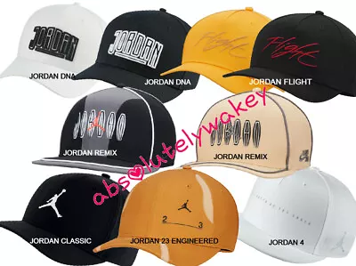 £66.90 • Buy Nike Jordan4 Or Remix Or DNA Or Flight Or Classic99 Adjustable Snapback Hat Cap 
