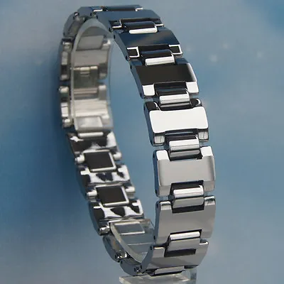 16mm Men Classic Heavy Hi-tech Scratch Proof Tungsten Bracelet Length Adjustable • $46.99