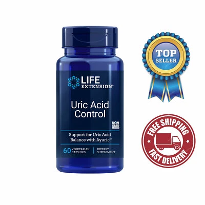 $18.54 • Buy Life Extension - Uric Acid Control, 60 Vegetarian Capsules