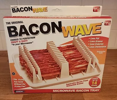 Emson Bacon Wave The Original Microwave Bacon Tray Cooks Up To 14 Slices • $12.99