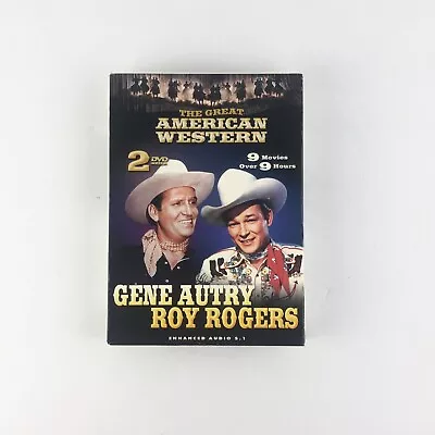 Gene Autry & Roy Rogers: The Great American Western [2003 2Disc DVD] Volume 3 • $7.98