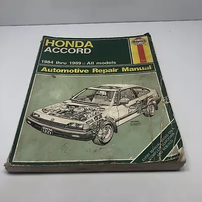 Haynes Repair Manual 42011 Honda Accord 1984-1989 All Models • $6