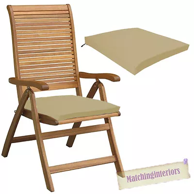 £79.97 • Buy Beige Outdoor Indoor Home Garden Chair Floor Seat Cushion Pads ONLY Multipacks