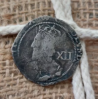 Charles 1st I Shilling Hammered Silver Coin • £95