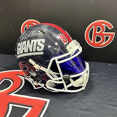 Michael Strahan Signed Authentic New York Giants Helmet With Visor Beckett BAS • $529.99