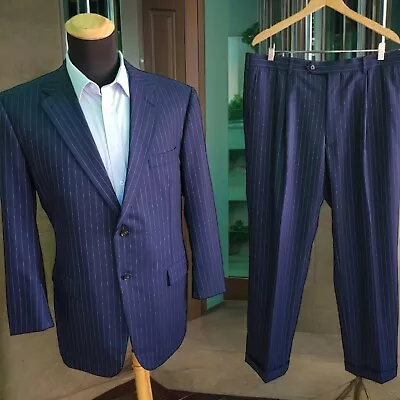 Astor & Black Nobility Suit Size 44R 37x29  Bespoke Fully Canvassed Working Cuff • $161.10