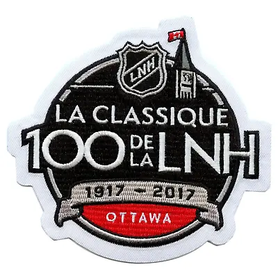 2017 NHL 100th Classic Jersey Patch Ottawa Senators Montreal Canadiens French Ve • $15.35