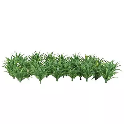 50 Pieces Green Scenery Model Grass Wargame Park Diorama HO OO 3.3-4.5cm New • $19.07