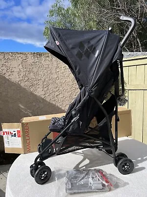 Maclaren Mark II 2 Child’s Foldable Lightweight Travel Stroller Black Clean! • $175