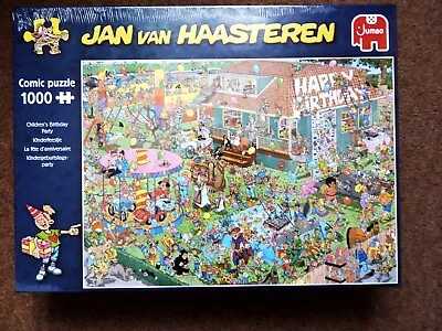 Brand New Jan Van Haasteren  Childrens Birthday Party  1000 Piece Jigsaw Puzzle • £10.99