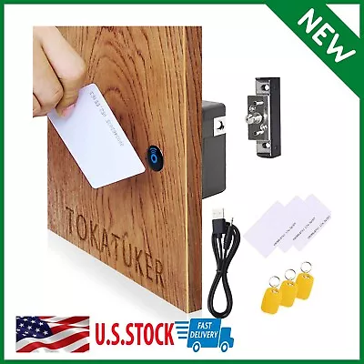 Invisible Electronic Cabinet Lock Hidden NFC Lock DIY RFID Lock Latch With US... • $20.24