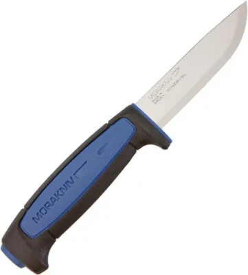 Mora Pro S Fixed Blade FT01506 8 1/4  Overall. 3 5/8  Stainless Blade. Blue Poly • $17.73