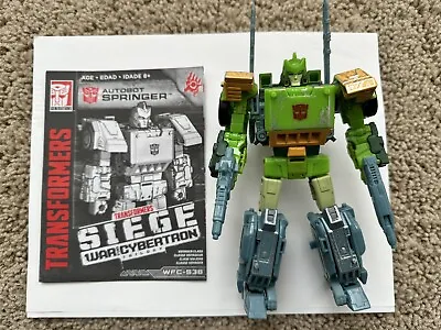 Transformers War For Cybertron Siege Springer WFC-S38 Complete With Instructions • $32.99