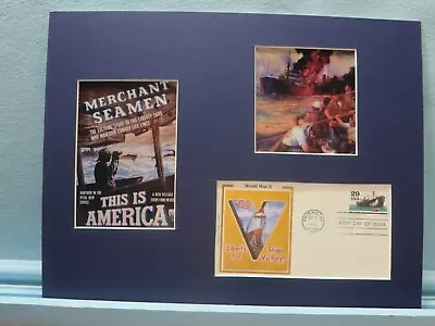 The Merchant Marine - The Liberty Ships Of World War II & First Day Cover   • $39.99