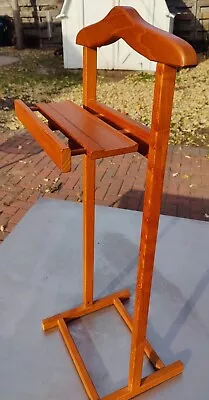 Vintage PBJ Mobler Mid-Century Modern Danish Modern Solid Teak Valet Rack • $199