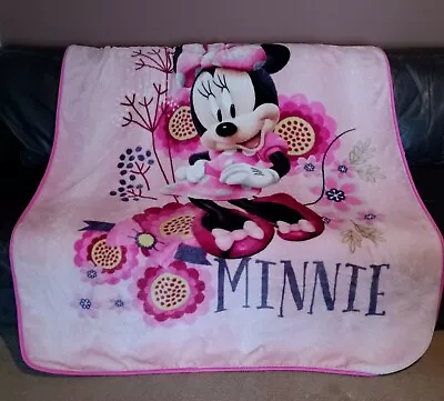 S L Home Fashions Disney Pink Minnie Mouse Girls Throw Blanket 55 X 76  • £19.22