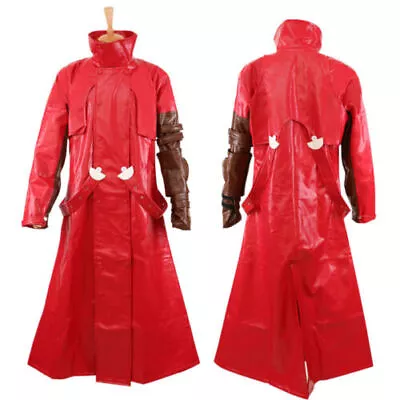 NEW! Red Trigun Vash The Stampede Cosplay Costume Outfit For Halloween / • $56.98